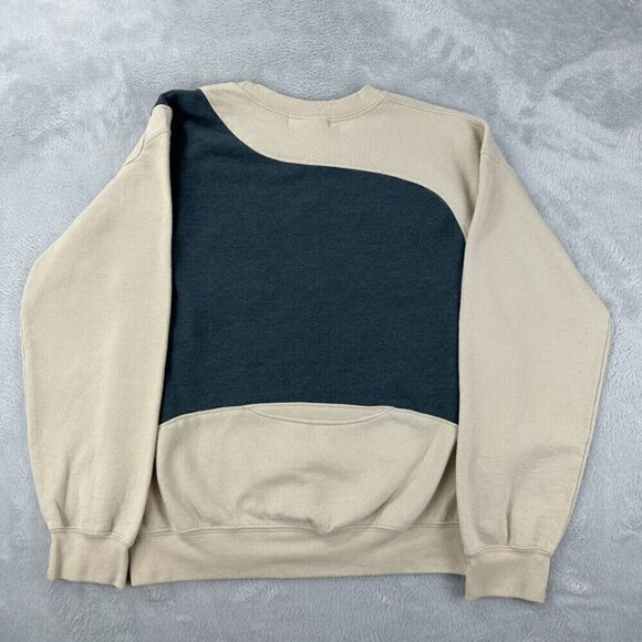 Nike Rework Beige / Grey Sweater Men's Size Medium (Fits like a size S) - Picture 5 of 11
